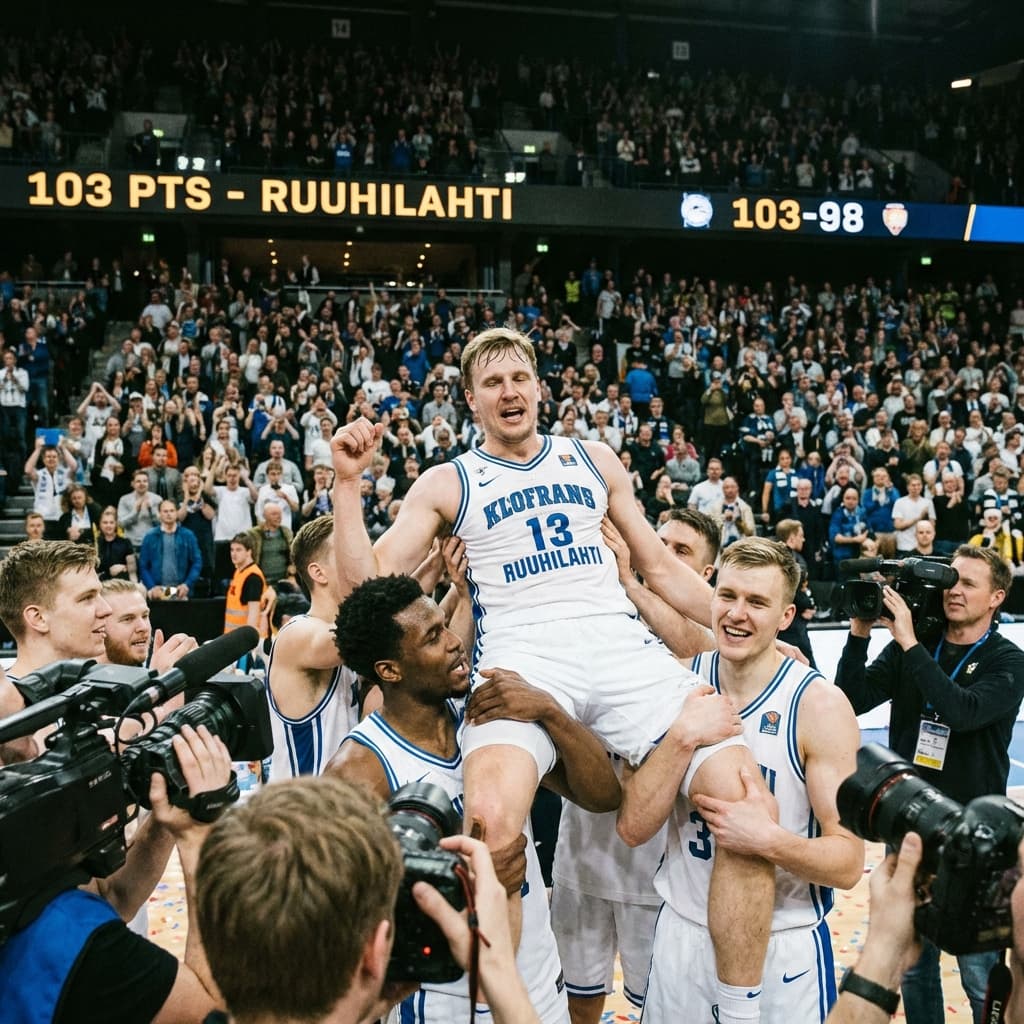 Феноменальный рекорд: Нантти Руухилахти взял 103 очка за матч