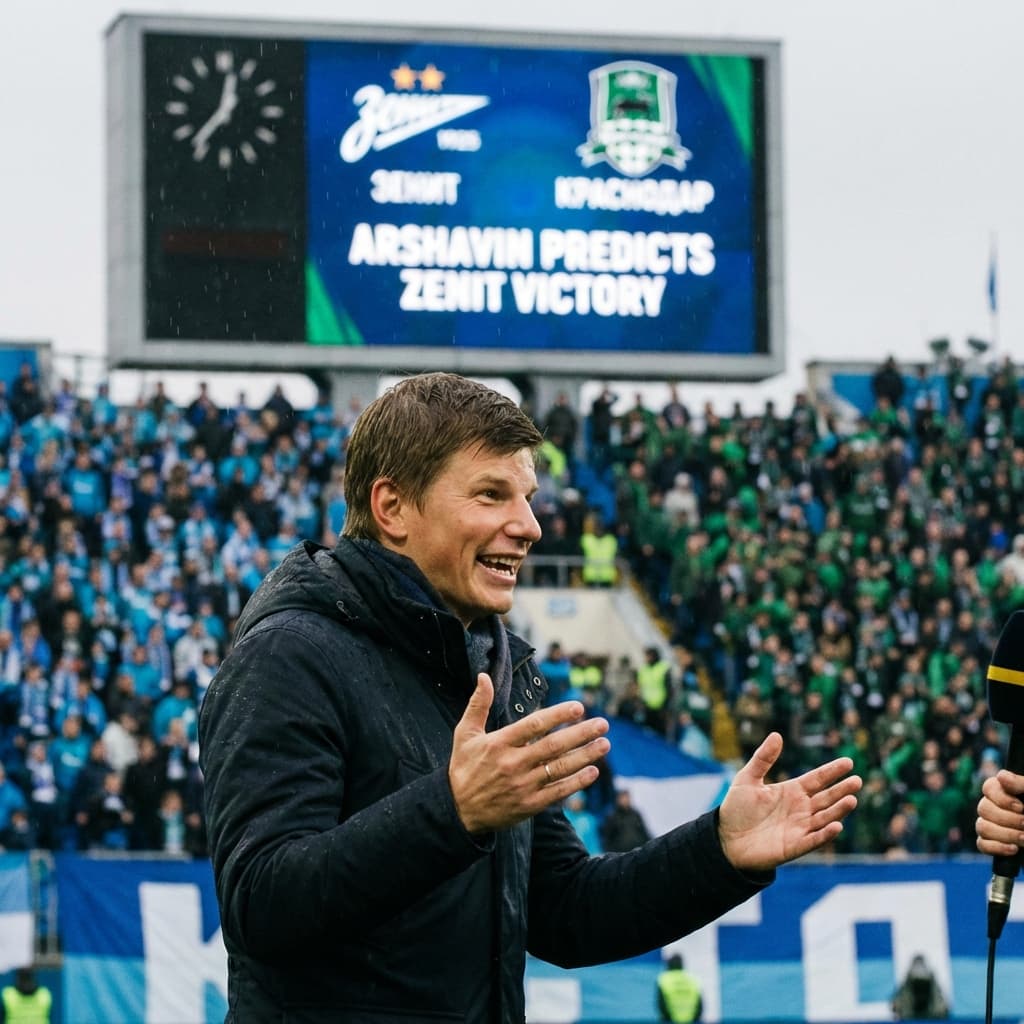 Аршавин предсказывает победу «Зенита» в борьбе с «Краснодаром»