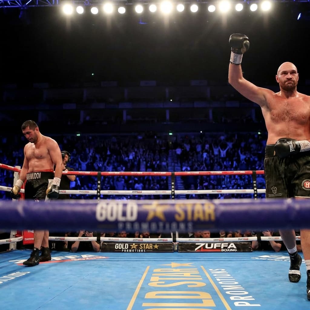 Тайсон Фьюри уверенно победил Арсланбека Махмудова в Лондоне