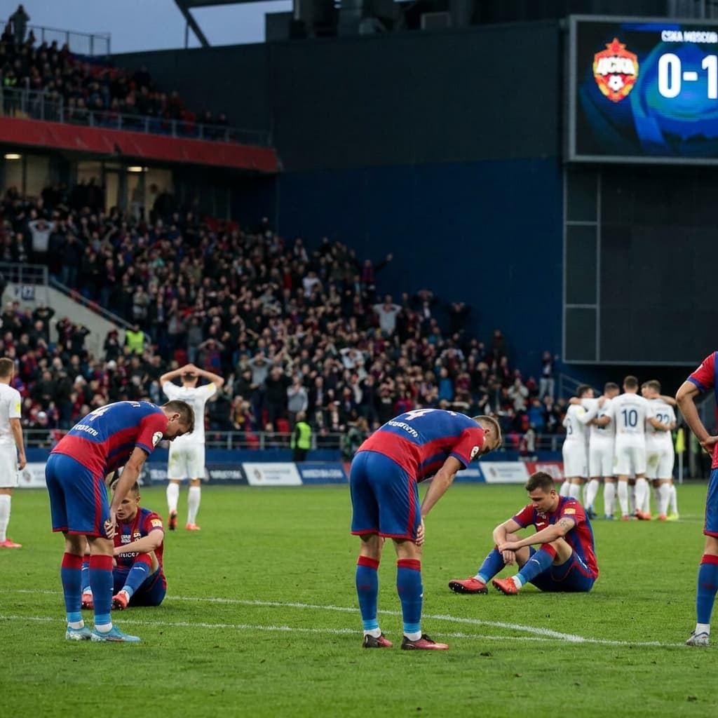 ЦСКА потерпел шокирующее поражение от последнего в таблице