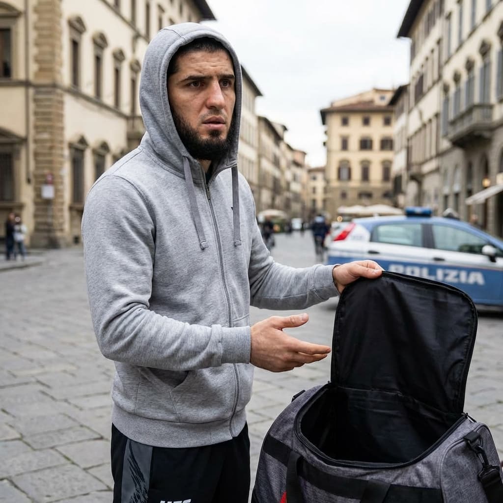 Ислам Махачев: украденные вещи и сообщения грабителям