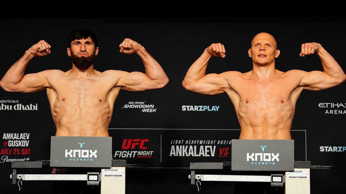 Анкалаев и Гуськов успешно сделали вес перед UFC Fight Night 282