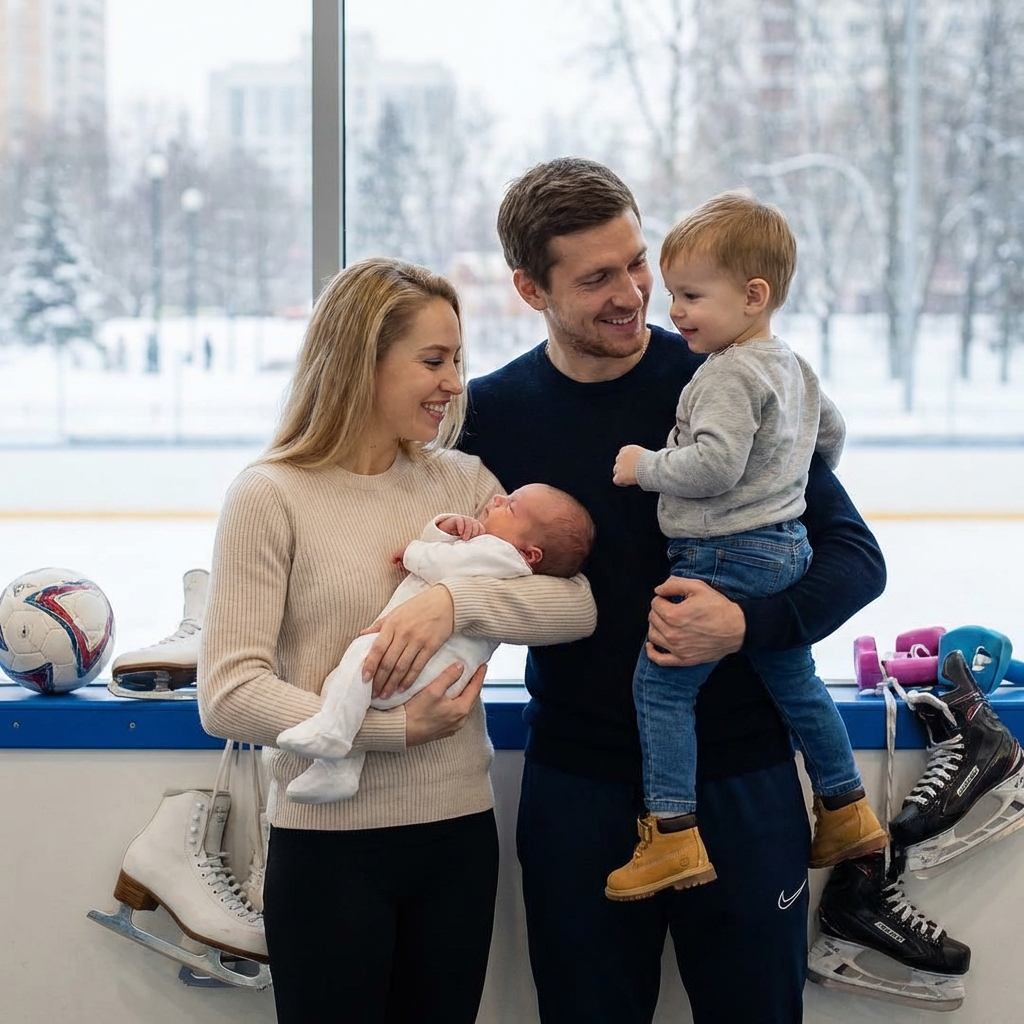 Семейное счастье: Елена Радионова и Константин Кучаев стали родителями во второй раз