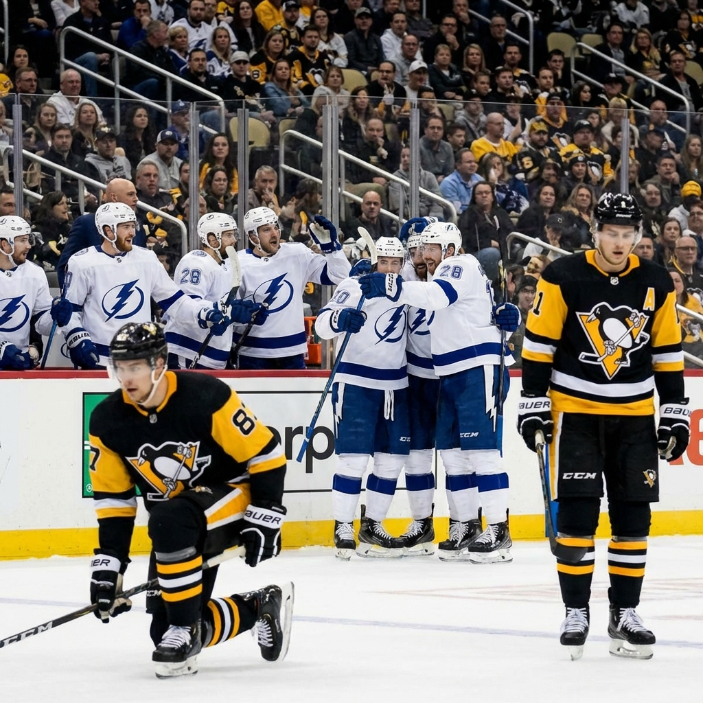 Тампа-Бэй Лайтнинг одерживает уверенную победу над Питтсбургом