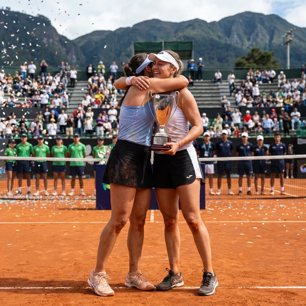 Хромачева и Долхайд: триумф в парном разряде на турнире в Боготе